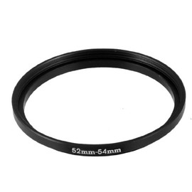 uxcell 52mm to 54mm Filter Ring Adapter, Aluminum 52mm to 54mm Step-Up Filter Ring Camera Lens Filter Adapter, Camera Stepping Lens for Nikon Sony Olympus DSLR Camera