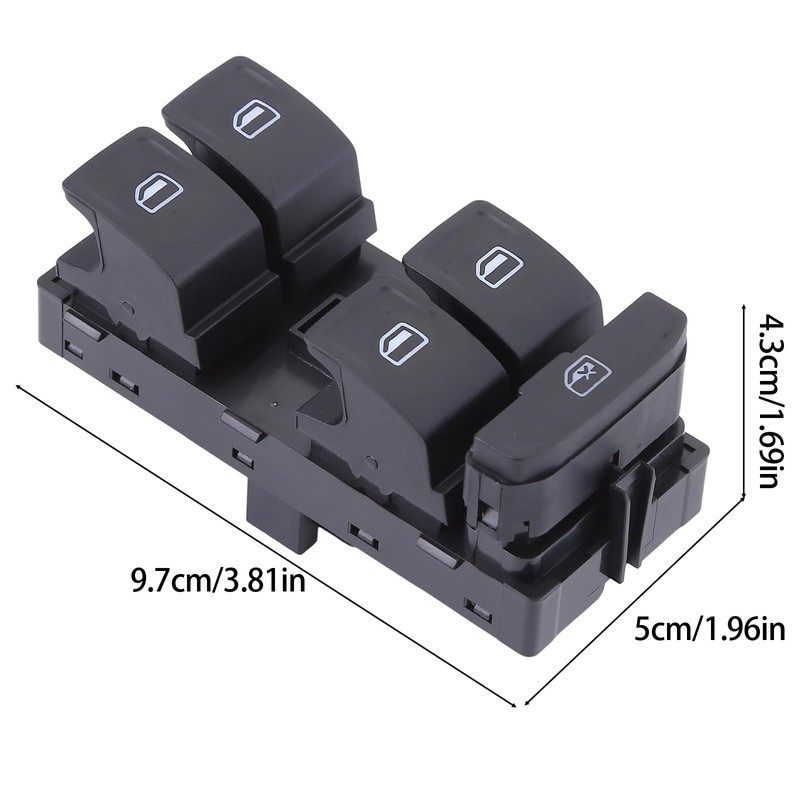LICHENGTAI 5E0 959 857 E Window Regulator Switch Compatible with