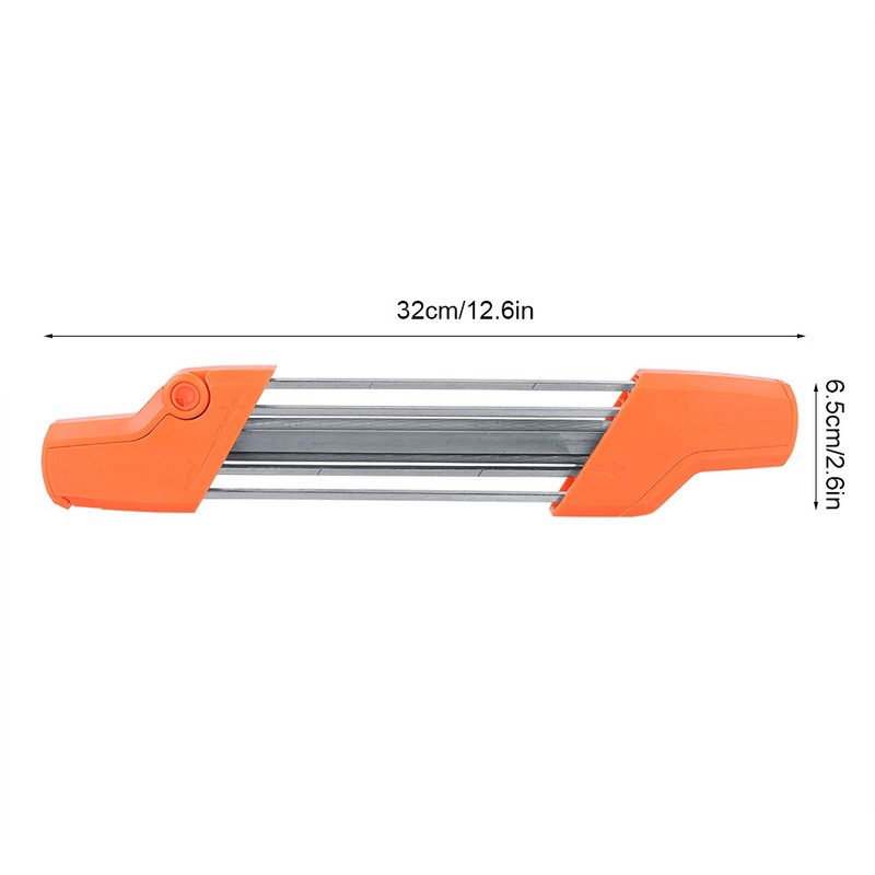 5.2mm Handheld 2 in 1 Chainsaw Sharpener File Fit for