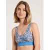 CALIDA Elastic Trend Women's Bustier with Wide Soft Waistband, Azurite