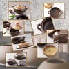 BALWOO Korean Pot [Buncheong] MUD GLAZE Earthenware Ttukbaegi, Natural Ceramic