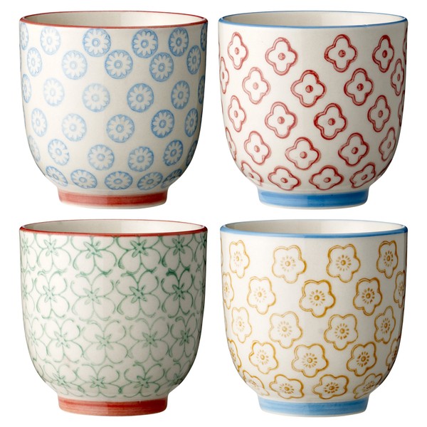 Bloomingville Emma Retro Small Tea Cup without Handle Set Diameter