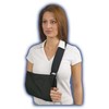 Med Spec Padded Arm Sling with Soft Padded Shoulder Strap, Black, Universal
