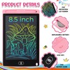 24 Pieces LCD Writing Tablet Doodle Board 8.5 Inch Colorful