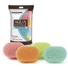 AQUA MASSAGE Loofah Puff, 4 Soft Bath Sponges - Dermatologically