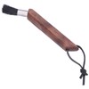 Coffee Grinder Cleaning Brush Curved Wood Handle Brush for Home