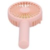 Handheld Electric Fan 4‑Blade 3‑Speed Adjustable USB Rechargeable Cooling Tool
