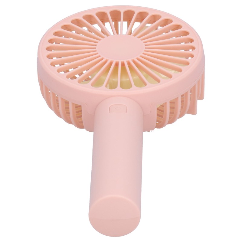 Handheld Electric Fan 4‑Blade 3‑Speed Adjustable USB Rechargeable Cooling Tool