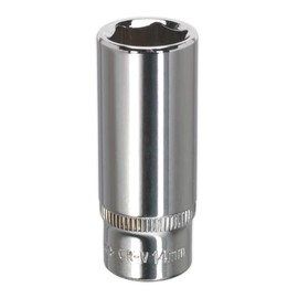 Sealey SP1414D 14mm 1/4"Sq Drive Fully Polished WallDrive Deep Socket