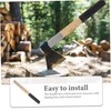 KONTONTY Axe Handle Replacement Durable Wood Grip for Practical Use