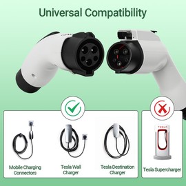 JESWO Genérico para BYD Adaptador Tipo 1 a GBT (Autos con Conector de China como BYD, JAC, Geely), Adaptador de Cargador EV de 32 A y 7 KW, Accesorios para Auto BYD, Accesorios Coche Eléctrico