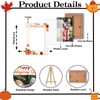 HJLLOQR Thanksgiving Picture Frame 4x6, Fall Pumpkin Maple Leaf Photo