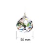 EasyBravo 50mm Clear Crystal Ball Prisms Feng Shui Suncatcher Decorating