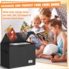 Leffis 6 Pack Comic Book Storage, Collapsible and Stackable Comic