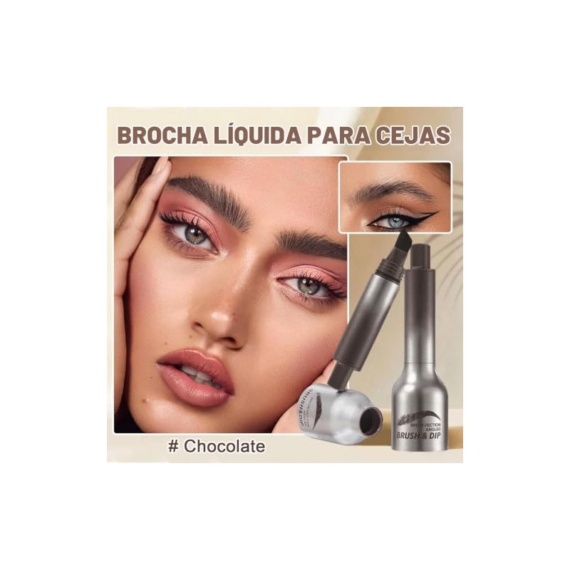 Lapiz De Cejas Gel Para Cejas Angled Brush & Dip,Pincel