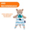 CHICCO, Porta Chupón Pocket Friend, Color Azul