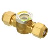PATIKIL Sight Glass, 1/2 x 1/2 SAE Universal Liquid Moisture