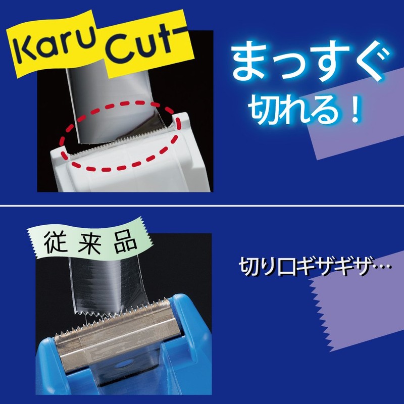 コクヨ テープカッター カルカット ハンディ 白 T-SM200W
