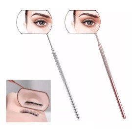 Unic Espejos Grandes Para Extensiones De Pestañas O Dental 2 Pzs