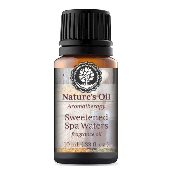 Sweetened Spa Waters Fragrance Oil 10ml for Aromatherapy Diffuser Oils, Making Soap, Candles, Lotion, Home Scents, Linen Spray