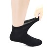Yomandamor 6 Pairs Men's Bamboo Seamless Non-binding Ankle Socks, 10-13