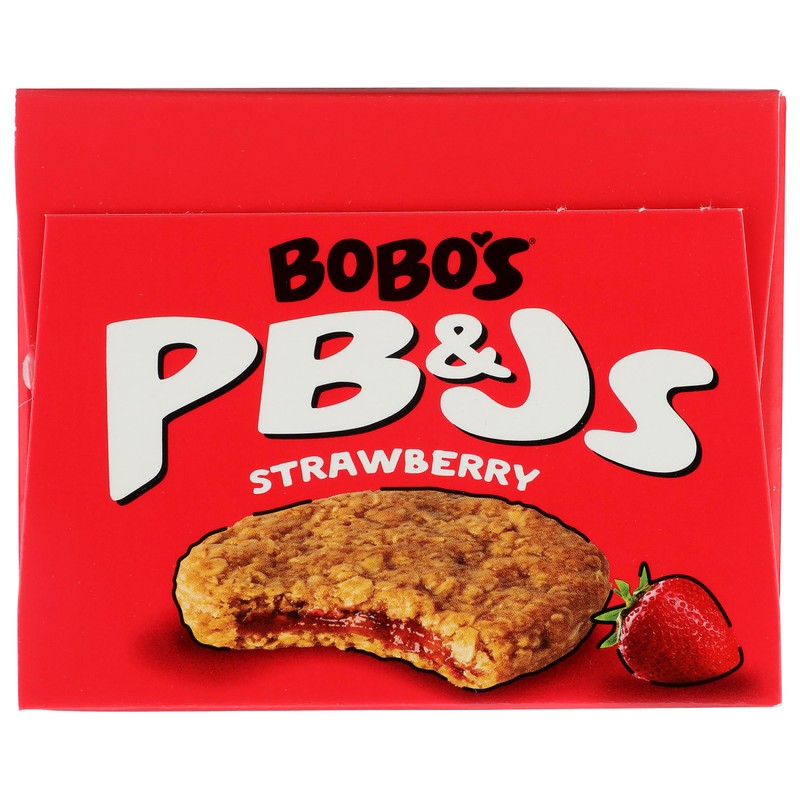 Bobo's Oat Bars Strawberry Jam PB&Js 4 Count, 8.4 OZ