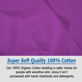 Fitted Sheet 100% Egyptian Cotton 200 Thread Count 25cm Deep Fitted Bed Sheet Hotel Quality Soft & Crisp Cotton Bedding Set (Fuchsia, Double)