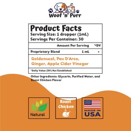 Allergy Relief for Cats - Helps to Support Allergy & Itch Relief for Cats - Cat Allergy - Cat Itch Relief - 1 fl oz - Chicken Flavor