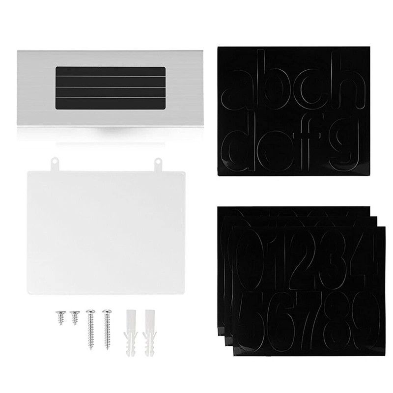 VIFERR House Numbers Plaques with Solar Light Door Number Plaques