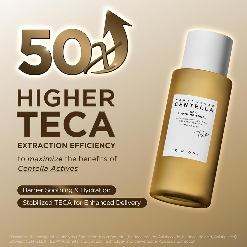 Skin1004 Madagascar Centella Teca Tónico Calmante, 210 ml