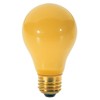 Satco S3859 40 Watt A19 Incandesent Yellow Bug Light Bulb