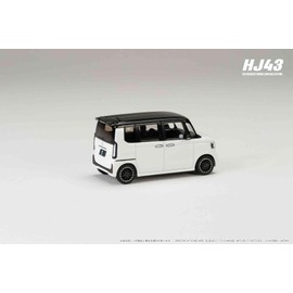 1/43 Honda N-BOX CUSTOM Platinum White Pearl & Black