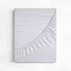 AmigoZone Non Iron Pollycotton Percal Quality Plain Fitted Sheet Or