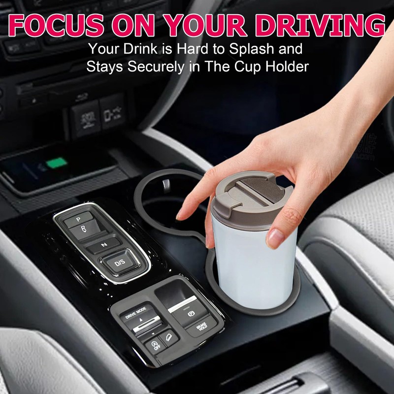 Car Cup Holder Insert for 2023 2024 2025 Honda Pilot