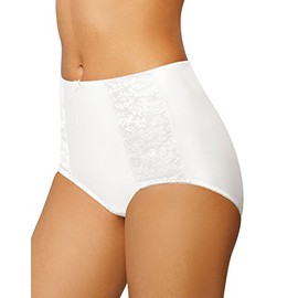 Bali womens Essentials Double Support Briefs, White for Daywear, Large US