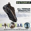 Outerfit Non-Slip Crampons with Tungsten Steel Spikes, Shoe Spikes for
