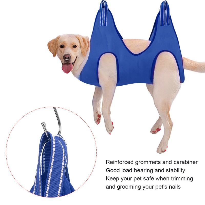 Dog Grooming Hammock Set Breathable Safe Restraint Bag Pet Grooming