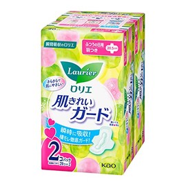 Laurier Skin Clean Guard for Daytime with Wings, 20 Pieces x 2