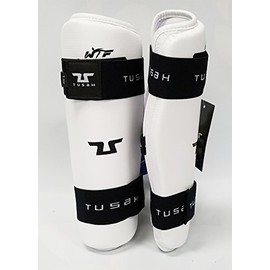 Tusah Taekwondo TKD Shin Guard Leg Protector WTF Approved (XL)