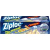 Ziploc Easy Zipper, Medium, Transparent, Pack of 12