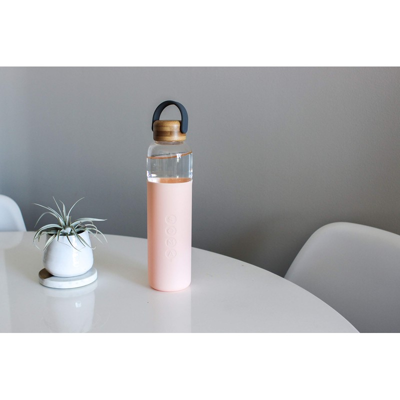 Full Circle 25 oz. Glass Water Bottle - Blush