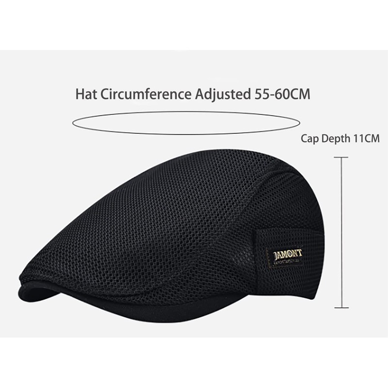 Flat Cap Men's Peaked Cap Beret Newsboy Beret Hat Flat