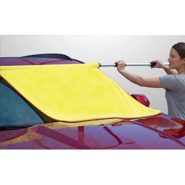 ShamWow ShamPow Quick Car Dry Chamois Shammy Microfiber Cloth Towel – Dry Your Entire Car in Less Than 60 Seconds – No Water Spots – Doesn’t Scratch & Helps Prevents Rust Spots - Super Absorbent