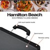 Hamilton Beach Nonstick Double Griddle 19x11-Inch - Black Aluminum Griddle