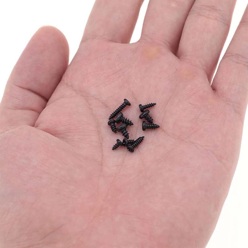 PENGLIN 450pcs Pan Head Tapping Screws M2.3 M2.6 M3 Black