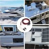 Roof feed-through solar cable guide, waterproof ABS solar modules, cable