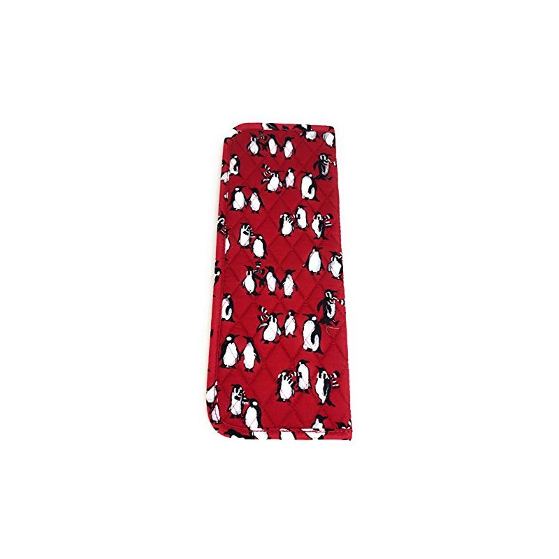 Vera Bradley Curling & Flat Iron Cover Playful Penguins Red
