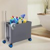 Floor Mop Sink, Freestanding Utility Mop Basin with Retractable Handle