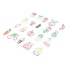 100PCS Set Marking Document Organizing Clip Multiple Cute Shapes Metal