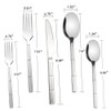 Lesbin 80-Piece Stainless Steel Knife Fork Spoon / Flatware, Service